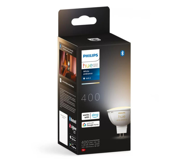 Philips Hue White ambiance Żarówka MR16 GU5.3 400 lm 8719514491342 - 1271551 - zdjęcie 3